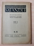 Meander miesięcznik Rok II 1947 4-5