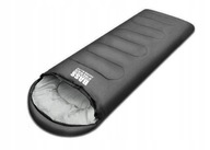 ŚPIWÓR TURYSTYCZNY CIEPŁY KAPTUR MUMIA KOŁDRA 2w1 75 X 210CM BASS BH41999