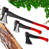 3 SZTUKI SIEKIERY SIEKIEREK TOPORKÓW ROZŁUPUJĄCYCH ZESTAW + OSTRZAŁKA