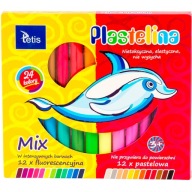 Plastelina elastyczna Tetis 24 kolory KP004-G