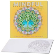 KOLOROWANKA dla Dorosłych ANTYSTRESOWA MANDALE Grube Kartki 25x25cm