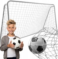 SIATKA DO METALOWEJ BRAMKI PIŁKARSKIEJ WZMOCNIONA SUPER MOCNA 213X150X90 CM