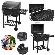 GRILL WĘGLOWY OGRODOWY ACTIVA MASTERCOOK ANGULAR RUSZT ŻELIWNY 57,5X42,0 CM
