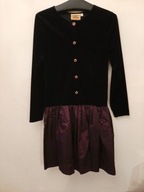 VINTAGE SUKIENKA ZIZETTI ROZ.S\M ORYGINALNA WELUROWA