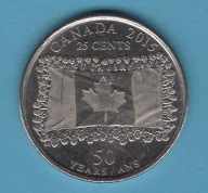 (2KA93) Kanada 25 centów, 2015