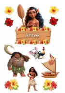 OPŁATEK CUKROWY VAIANA SKARB OCEANU WYDRUK NA TORT MASA URODZINY + TEKST