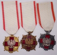 ZESTAW KOMPLET MEDAL Odznaka Honorowa PCK II III IV stopnia PRL 5