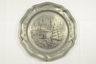 PIĘKNA STARA PATERA HAMBURG ŻAGLOWIEC PORT ZOBACZ!