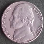 5 centów - 1981 "D" USA - T. Jefferson - Denver