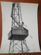 PRL geologia nafta Rybaki pierwszy wytrysk ropy 60te fot. Staszyszyn duża