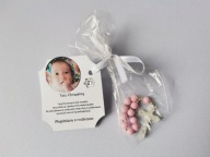 Różaniec Różowy Podziękowanie Chrzest Święty - Dla Taty Chrzestnego Ze Zdję