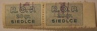R.O.P. - SIEDLCE R.O.P - 2 ZNACZKI po 20 gr