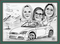 Karykatura portret ze zdjęcia