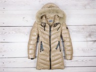 S’WEST__DŁUGA KOBIECA KURTA__CAPPUCCINO__M__J.NOWA