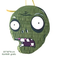 Piniata Zombie na Halloween. Konfetti gratis.