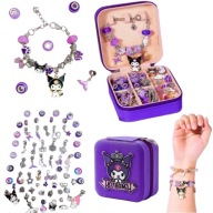 ZESTAW DO ROBIENIA BRANSOLETEK NASZYJNIKÓW DO BIŻUTERII DLA DZIECI KUROMI