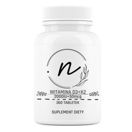 NaturePRO Witamina D3 + K2 2000 IU 50 mcg 360 tabletek