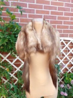 szalik szal naturalne futro tchórzofretka kuna