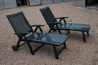 Krzesło Ogrodowe Leżak Plastikowy Basenowy