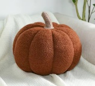 JESIENNA PODUSZKA DEKORACYJNA Z WYPEŁNIENIEM DYNIA JESIEŃ BRĄZOWA XXL