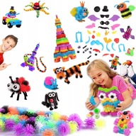 RZEPY KOLOROWE KLOCKI KREATYWNE 900+ MEGA ZESTAW XXL DLA DZIECKA PREZENT