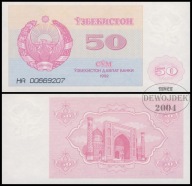 BNB - UZBEKISTAN 50 Sum 1992 HA 00669207 # P66 # UNC