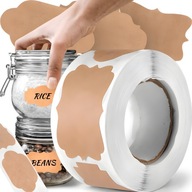 ETYKIETY NAKLEJKI SAMOPRZYLEPNE NA SŁOIKI PRZYPRAWY PRZETWORY 250 SZT