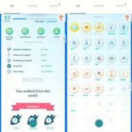 Pokemon GO konto Level 57, 47x Legendary, 35x IV100, 15x Shiny, 8x Mythical