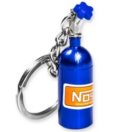 Motoryzacyjny Brelok do Kluczy BUTLA NOS Nitro Niebieska Metalowy Samochód