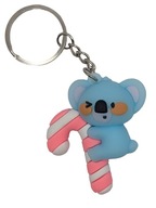 Brelok Miś Koala Niebieski laska cukrowa ozdoba do kluczy plecaka i walizki