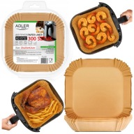 WKŁAD PAPIEROWY PAPIER DO FRYTKOWNICY BEZTŁUSZCZOWEJ AIR FRYER 23cm 300 SZT