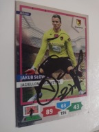 Karta panini autograf Jagiellonia sezon 13/14 Jakub Słowik Bramkarze