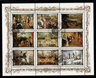 Korea / Mini arkusz 2705-2712 ( Malarstwo ) 1984 r.