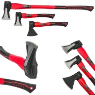 SIEKIERA ROZŁUPUJĄCA RED TECHNIC DO OGRODU ZESTAW SIEKIER 3 SZT