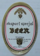 ETYKIETA PIWO EKSPORT SPECJAL BROWAR OSTRÓW WIELKOPOLSKI ROZLEWNIA PIOTRKÓW