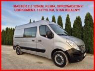 Renault Master 2.3 125KM SLICZNY Bez AdBlue Blaszak L2H2, Klima, 173tys, S