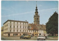 Świebodzice Rynek NEONY samochody 125p Łada motor 1984r. f387