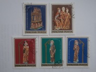 Węgry - sztuka Sakralna - Mi. 3420-24 kasowane