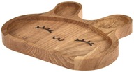 Dębowy Talerzyk Miś dla Dzieci Taca Śniadaniowa Ekologiczna