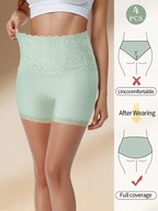 majtki bawełna koronka miękka gładkie sexi PISTACJA SZORTY NOGAWKI sexy