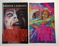 Horrory Katakumby + Czarny hotel A. Laurance zestaw 2 szt.