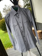 K Koszula Nirvana sport turystyka kieszenie pagony popiel bawełna S