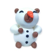 Kapibara Przebrana za Bałwana FIGURKA Z MODELINY