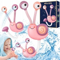 ZABAWKA DO KĄPIELI ŚLIMAK Z FUNKCJĄ PRYSZNICA PRZYSSAWKI DWA TRYBY