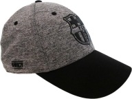 FC BARCELONA licencjonowana szara czapka z daszkiem CZARNY HERB PREZENT