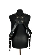 Szelki fotograficzne skórzane podszyte filcem