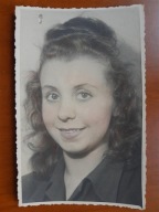 PRL piękna kobieta moda (1216c)