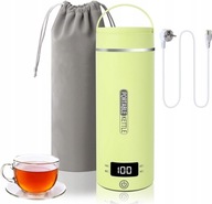 CZAJNIK PODRÓŻNY ELEKTRYCZNY 500ML 300W Z WYŚWIETLACZEM Brązowy