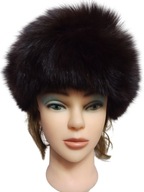 CZAPKA futrzana futro lisa naturalnego 50/52