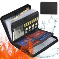 Teczka z przegródkami na dokumenty A4 ognioodporne kieszenie na dokumenty.